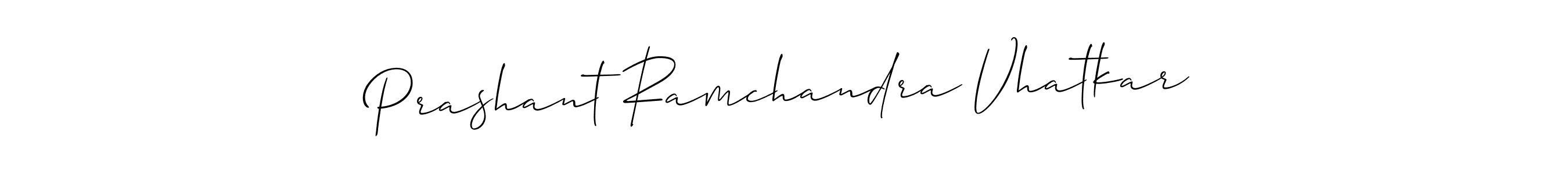 Prashant Ramchandra Vhatkar stylish signature style. Best Handwritten Sign (Allison_Script) for my name. Handwritten Signature Collection Ideas for my name Prashant Ramchandra Vhatkar. Prashant Ramchandra Vhatkar signature style 2 images and pictures png