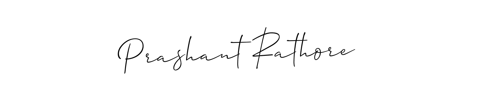 How to make Prashant Rathore name signature. Use Allison_Script style for creating short signs online. This is the latest handwritten sign. Prashant Rathore signature style 2 images and pictures png