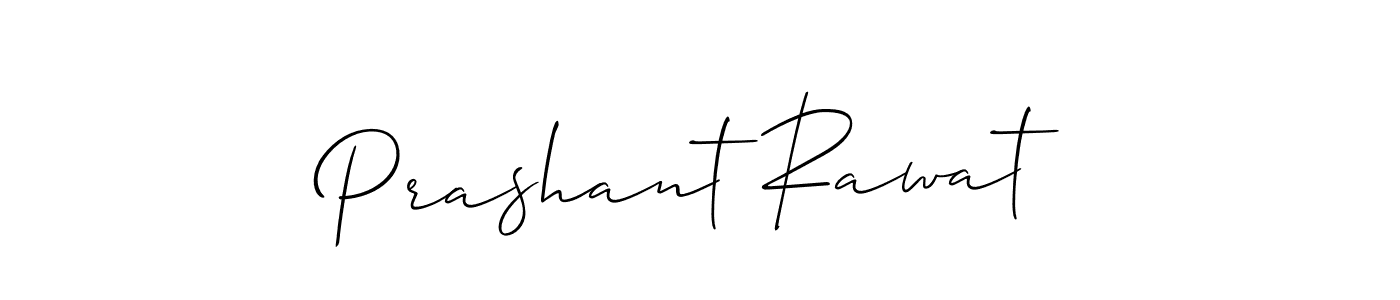 Use a signature maker to create a handwritten signature online. With this signature software, you can design (Allison_Script) your own signature for name Prashant Rawat. Prashant Rawat signature style 2 images and pictures png