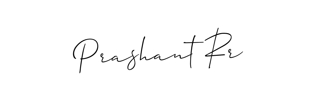 Prashant Rr stylish signature style. Best Handwritten Sign (Allison_Script) for my name. Handwritten Signature Collection Ideas for my name Prashant Rr. Prashant Rr signature style 2 images and pictures png
