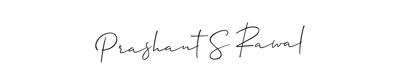 if you are searching for the best signature style for your name Prashant S Rawal. so please give up your signature search. here we have designed multiple signature styles  using Allison_Script. Prashant S Rawal signature style 2 images and pictures png