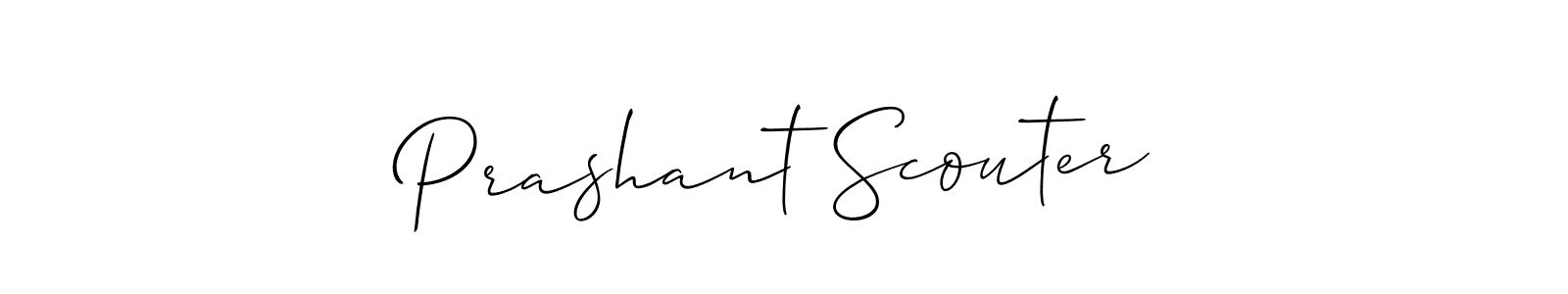 This is the best signature style for the Prashant Scouter name. Also you like these signature font (Allison_Script). Mix name signature. Prashant Scouter signature style 2 images and pictures png