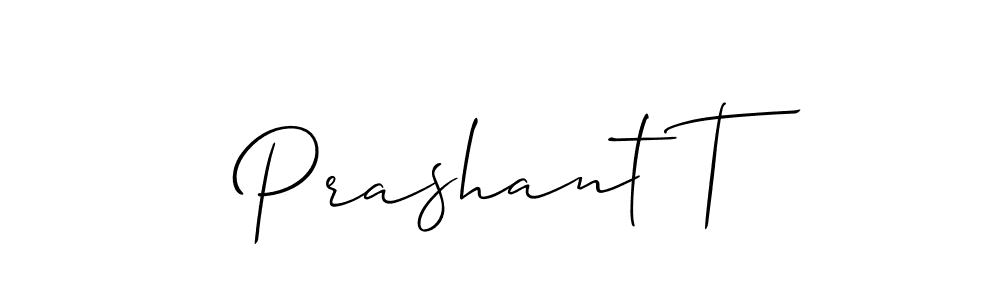Also we have Prashant T name is the best signature style. Create professional handwritten signature collection using Allison_Script autograph style. Prashant T signature style 2 images and pictures png
