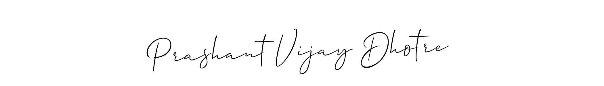 Create a beautiful signature design for name Prashant Vijay Dhotre. With this signature (Allison_Script) fonts, you can make a handwritten signature for free. Prashant Vijay Dhotre signature style 2 images and pictures png