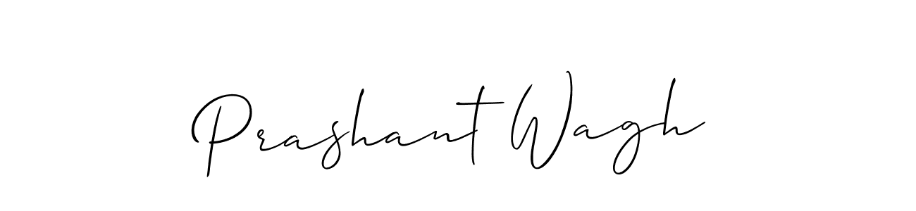 Prashant Wagh stylish signature style. Best Handwritten Sign (Allison_Script) for my name. Handwritten Signature Collection Ideas for my name Prashant Wagh. Prashant Wagh signature style 2 images and pictures png