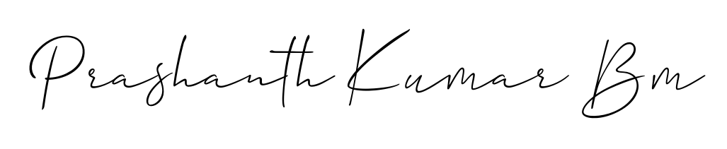 Get inspired by this graceful Allison_Script signature style for name Prashanth Kumar Bm. Smooth loops and balanced proportions for everyday use. Prashanth Kumar Bm signature style 2 images and pictures png