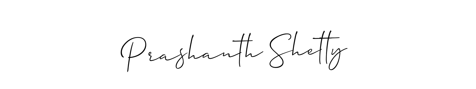 How to Draw Prashanth Shetty signature style? Allison_Script is a latest design signature styles for name Prashanth Shetty. Prashanth Shetty signature style 2 images and pictures png