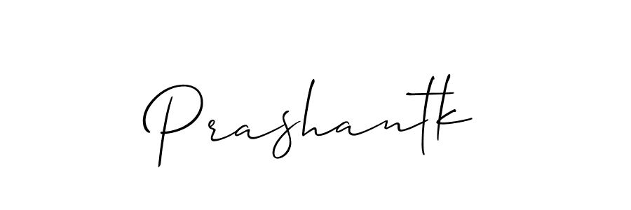 Also You can easily find your signature by using the search form. We will create Prashantk name handwritten signature images for you free of cost using Allison_Script sign style. Prashantk signature style 2 images and pictures png