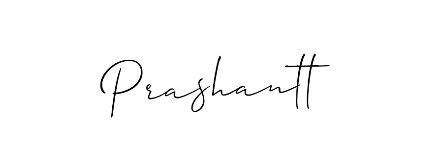 The best way (Allison_Script) to make a short signature is to pick only two or three words in your name. The name Prashantt include a total of six letters. For converting this name. Prashantt signature style 2 images and pictures png
