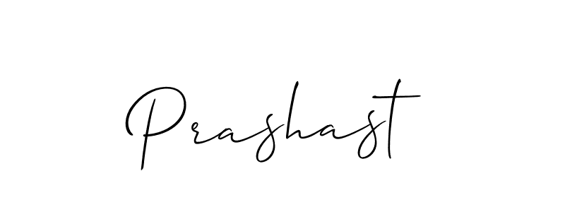 Allison_Script is a professional signature style that is perfect for those who want to add a touch of class to their signature. It is also a great choice for those who want to make their signature more unique. Get Prashast name to fancy signature for free. Prashast signature style 2 images and pictures png