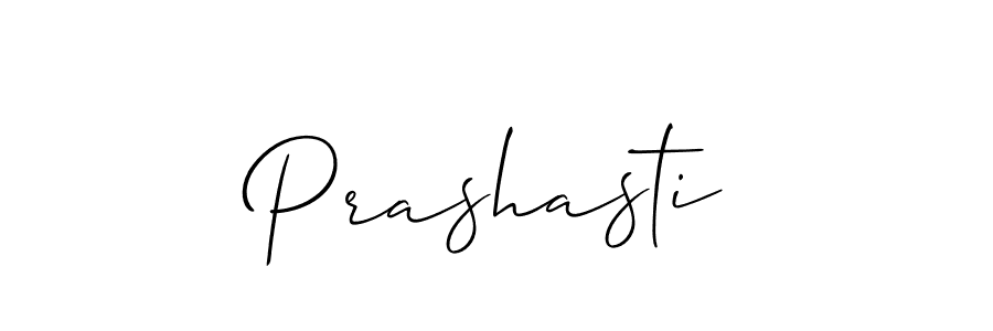 Make a beautiful signature design for name Prashasti. With this signature (Allison_Script) style, you can create a handwritten signature for free. Prashasti signature style 2 images and pictures png