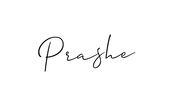 How to make Prashe signature? Allison_Script is a professional autograph style. Create handwritten signature for Prashe name. Prashe signature style 2 images and pictures png