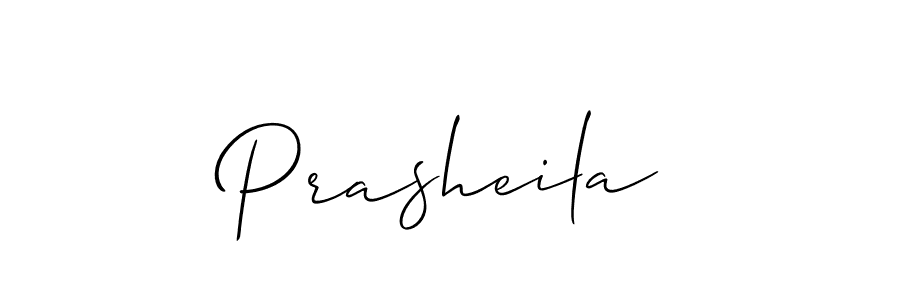 You can use this online signature creator to create a handwritten signature for the name Prasheila. This is the best online autograph maker. Prasheila signature style 2 images and pictures png