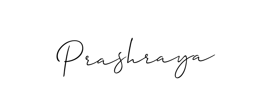 Also You can easily find your signature by using the search form. We will create Prashraya name handwritten signature images for you free of cost using Allison_Script sign style. Prashraya signature style 2 images and pictures png