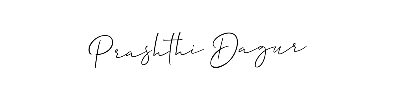 It looks lik you need a new signature style for name Prashthi Dagur. Design unique handwritten (Allison_Script) signature with our free signature maker in just a few clicks. Prashthi Dagur signature style 2 images and pictures png