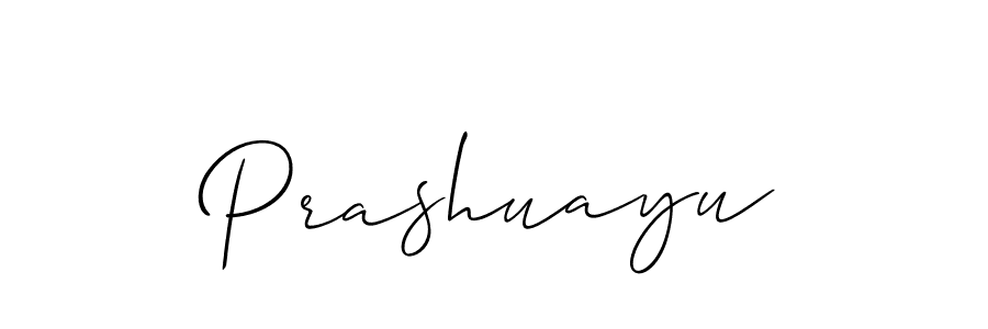 Allison_Script is a professional signature style that is perfect for those who want to add a touch of class to their signature. It is also a great choice for those who want to make their signature more unique. Get Prashuayu name to fancy signature for free. Prashuayu signature style 2 images and pictures png