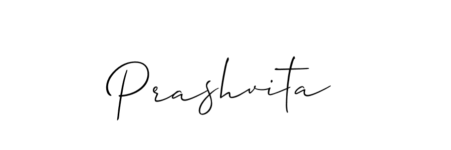 Make a beautiful signature design for name Prashvita. With this signature (Allison_Script) style, you can create a handwritten signature for free. Prashvita signature style 2 images and pictures png