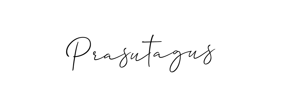 It looks lik you need a new signature style for name Prasutagus. Design unique handwritten (Allison_Script) signature with our free signature maker in just a few clicks. Prasutagus signature style 2 images and pictures png