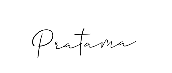 Also You can easily find your signature by using the search form. We will create Pratama name handwritten signature images for you free of cost using Allison_Script sign style. Pratama signature style 2 images and pictures png