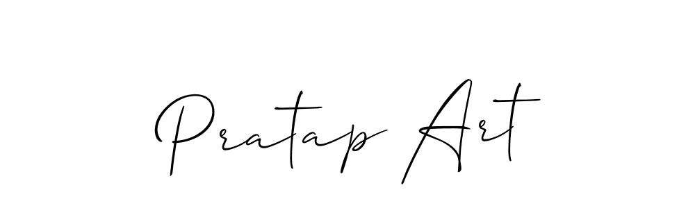 Also we have Pratap Art name is the best signature style. Create professional handwritten signature collection using Allison_Script autograph style. Pratap Art signature style 2 images and pictures png