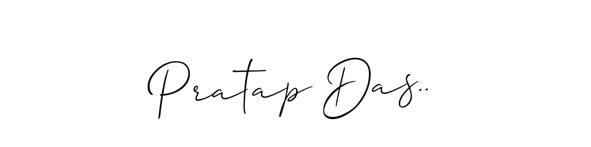 It looks lik you need a new signature style for name Pratap Das... Design unique handwritten (Allison_Script) signature with our free signature maker in just a few clicks. Pratap Das.. signature style 2 images and pictures png
