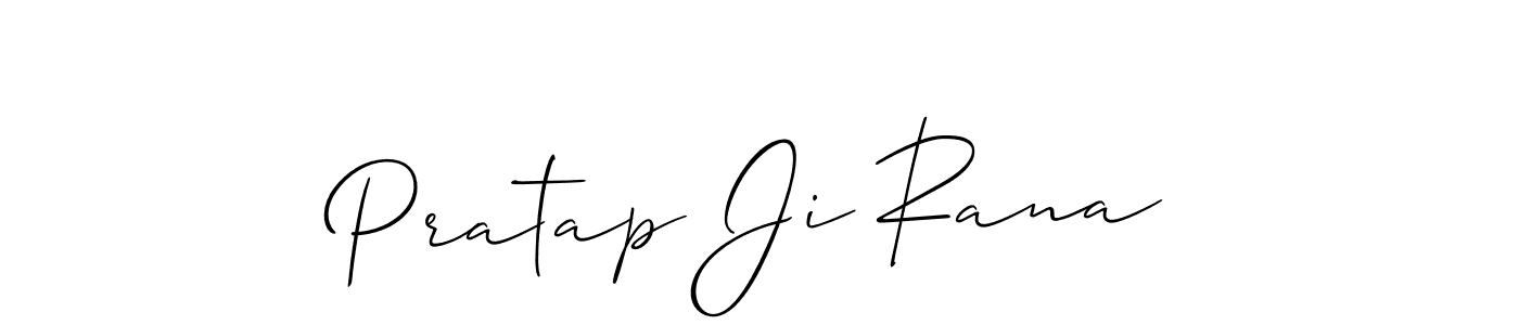 if you are searching for the best signature style for your name Pratap Ji Rana. so please give up your signature search. here we have designed multiple signature styles  using Allison_Script. Pratap Ji Rana signature style 2 images and pictures png