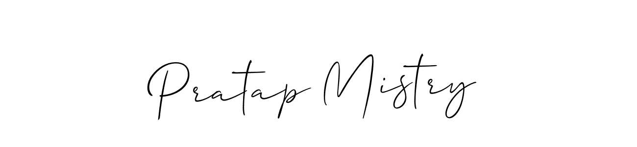 Also You can easily find your signature by using the search form. We will create Pratap Mistry name handwritten signature images for you free of cost using Allison_Script sign style. Pratap Mistry signature style 2 images and pictures png