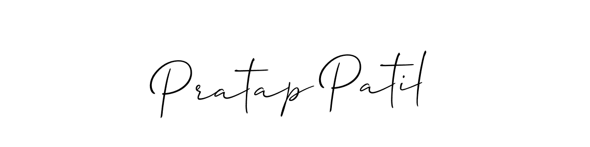 Also we have Pratap Patil name is the best signature style. Create professional handwritten signature collection using Allison_Script autograph style. Pratap Patil signature style 2 images and pictures png