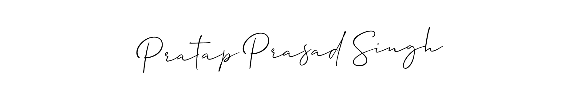 Pratap Prasad Singh stylish signature style. Best Handwritten Sign (Allison_Script) for my name. Handwritten Signature Collection Ideas for my name Pratap Prasad Singh. Pratap Prasad Singh signature style 2 images and pictures png