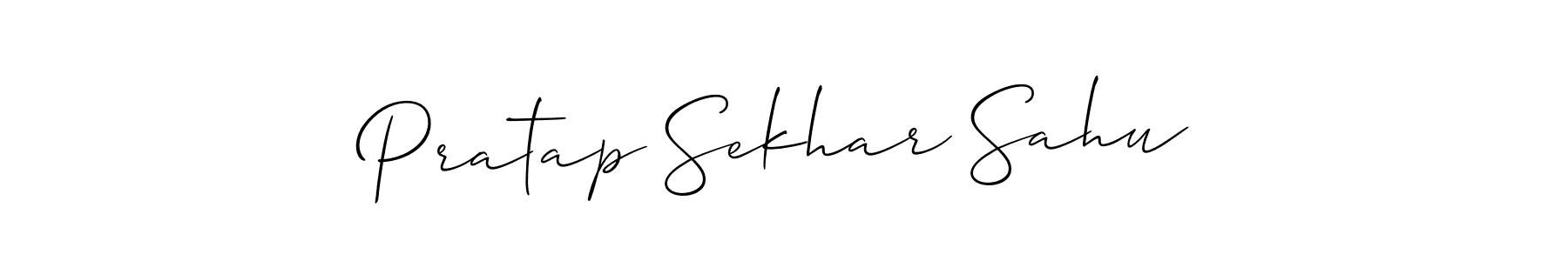 Use a signature maker to create a handwritten signature online. With this signature software, you can design (Allison_Script) your own signature for name Pratap Sekhar Sahu. Pratap Sekhar Sahu signature style 2 images and pictures png