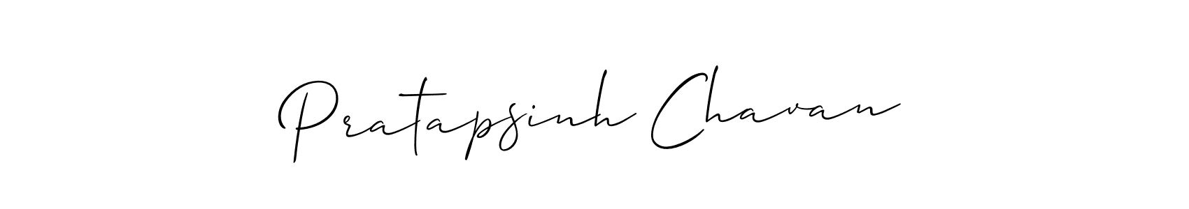 Create a beautiful signature design for name Pratapsinh Chavan. With this signature (Allison_Script) fonts, you can make a handwritten signature for free. Pratapsinh Chavan signature style 2 images and pictures png