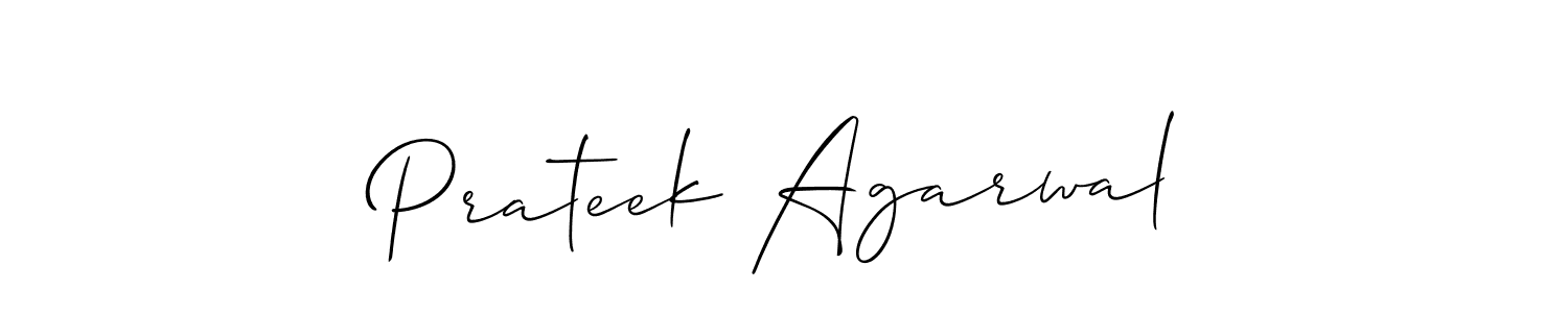 How to Draw Prateek Agarwal signature style? Allison_Script is a latest design signature styles for name Prateek Agarwal. Prateek Agarwal signature style 2 images and pictures png