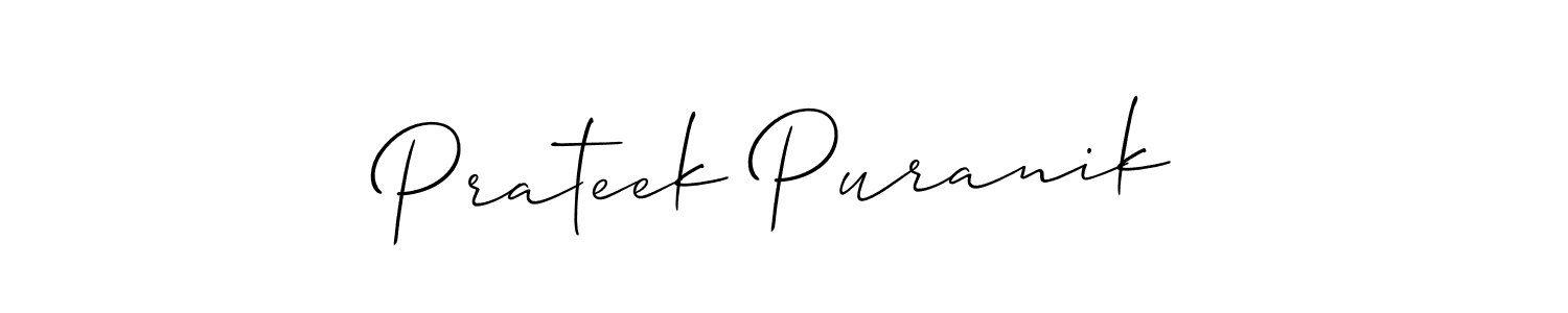 You can use this online signature creator to create a handwritten signature for the name Prateek Puranik. This is the best online autograph maker. Prateek Puranik signature style 2 images and pictures png