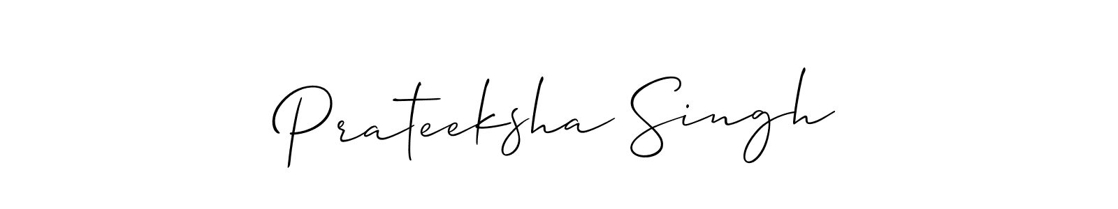 This is the best signature style for the Prateeksha Singh name. Also you like these signature font (Allison_Script). Mix name signature. Prateeksha Singh signature style 2 images and pictures png