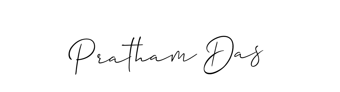 Create a beautiful signature design for name Pratham Das. With this signature (Allison_Script) fonts, you can make a handwritten signature for free. Pratham Das signature style 2 images and pictures png