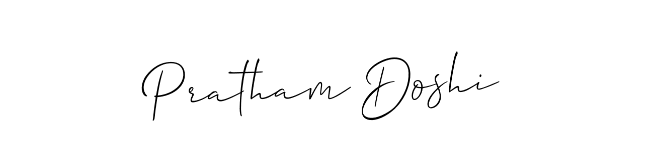if you are searching for the best signature style for your name Pratham Doshi. so please give up your signature search. here we have designed multiple signature styles  using Allison_Script. Pratham Doshi signature style 2 images and pictures png