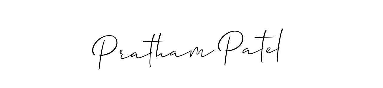 Best and Professional Signature Style for Pratham Patel. Allison_Script Best Signature Style Collection. Pratham Patel signature style 2 images and pictures png