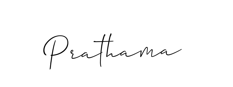 You should practise on your own different ways (Allison_Script) to write your name (Prathama) in signature. don't let someone else do it for you. Prathama signature style 2 images and pictures png