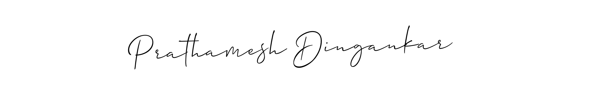 Also You can easily find your signature by using the search form. We will create Prathamesh Dingankar name handwritten signature images for you free of cost using Allison_Script sign style. Prathamesh Dingankar signature style 2 images and pictures png