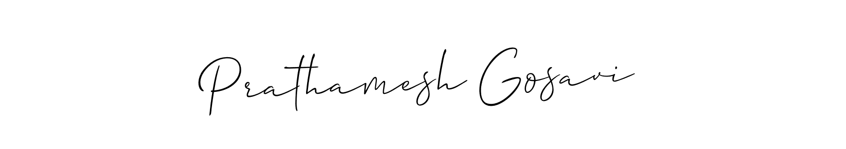 Similarly Allison_Script is the best handwritten signature design. Signature creator online .You can use it as an online autograph creator for name Prathamesh Gosavi. Prathamesh Gosavi signature style 2 images and pictures png