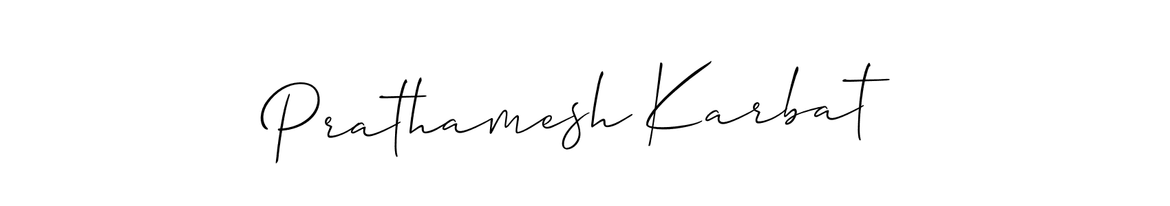 You can use this online signature creator to create a handwritten signature for the name Prathamesh Karbat. This is the best online autograph maker. Prathamesh Karbat signature style 2 images and pictures png