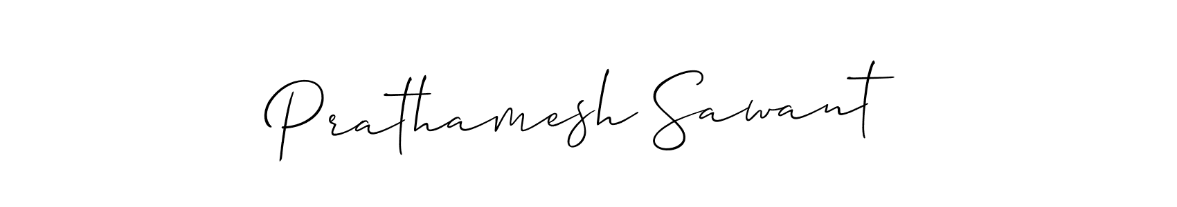 Prathamesh Sawant stylish signature style. Best Handwritten Sign (Allison_Script) for my name. Handwritten Signature Collection Ideas for my name Prathamesh Sawant. Prathamesh Sawant signature style 2 images and pictures png