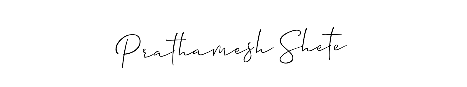 Prathamesh Shete stylish signature style. Best Handwritten Sign (Allison_Script) for my name. Handwritten Signature Collection Ideas for my name Prathamesh Shete. Prathamesh Shete signature style 2 images and pictures png