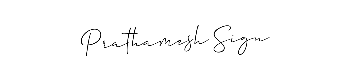 How to make Prathamesh Sign signature? Allison_Script is a professional autograph style. Create handwritten signature for Prathamesh Sign name. Prathamesh Sign signature style 2 images and pictures png