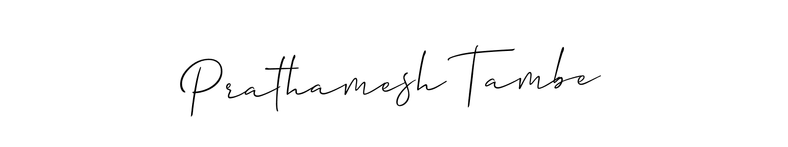 Make a short Prathamesh Tambe signature style. Manage your documents anywhere anytime using Allison_Script. Create and add eSignatures, submit forms, share and send files easily. Prathamesh Tambe signature style 2 images and pictures png