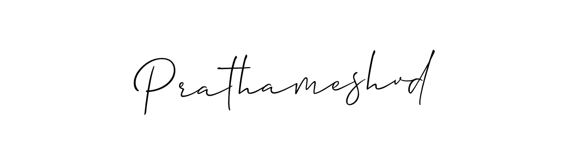 Also You can easily find your signature by using the search form. We will create Prathameshvd name handwritten signature images for you free of cost using Allison_Script sign style. Prathameshvd signature style 2 images and pictures png
