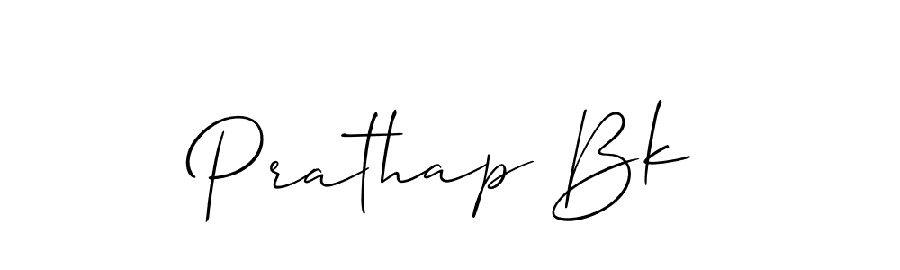 if you are searching for the best signature style for your name Prathap Bk. so please give up your signature search. here we have designed multiple signature styles  using Allison_Script. Prathap Bk signature style 2 images and pictures png