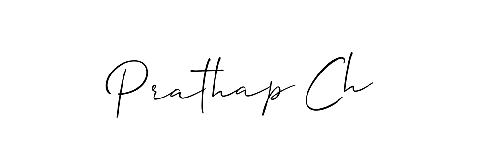 You should practise on your own different ways (Allison_Script) to write your name (Prathap Ch) in signature. don't let someone else do it for you. Prathap Ch signature style 2 images and pictures png