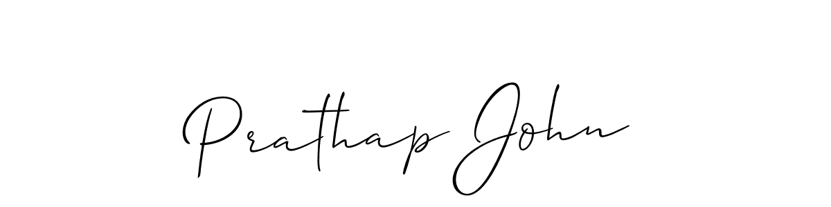 You should practise on your own different ways (Allison_Script) to write your name (Prathap John) in signature. don't let someone else do it for you. Prathap John signature style 2 images and pictures png