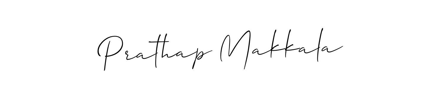 It looks lik you need a new signature style for name Prathap Makkala. Design unique handwritten (Allison_Script) signature with our free signature maker in just a few clicks. Prathap Makkala signature style 2 images and pictures png